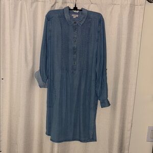Denim Blue Shirt Dress